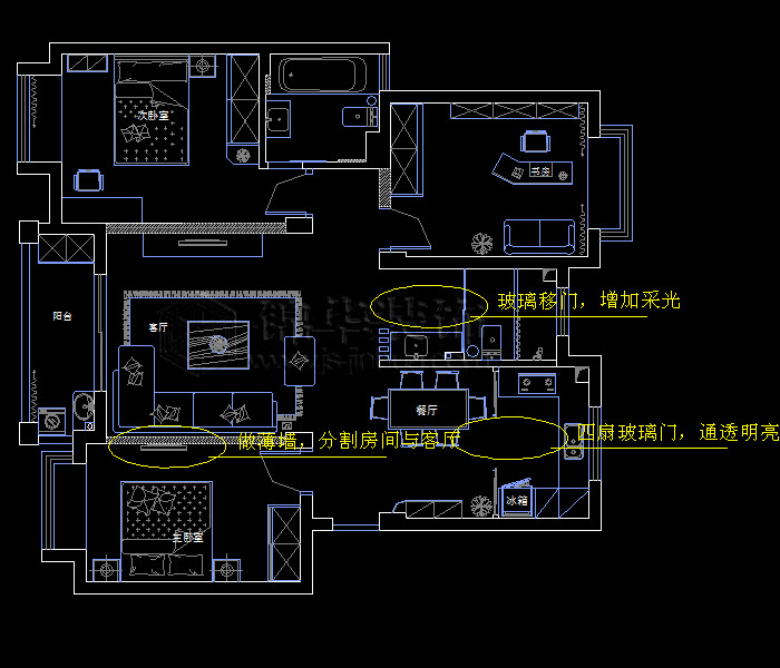 萊茵東郡沁茵苑105平米 戶型