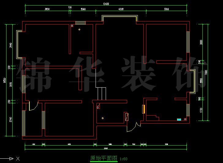 阿爾卡迪亞四室兩廳140平米 戶型