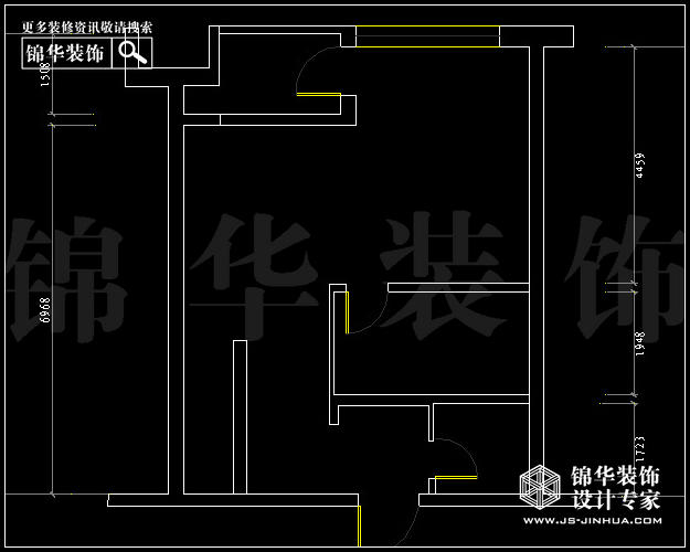 德盈國際廣場B2戶型68平米  戶型